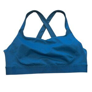 Patagonia Blue Switchback Sports Bra XL | Women’s Activewear Yoga Hiking Gym Top